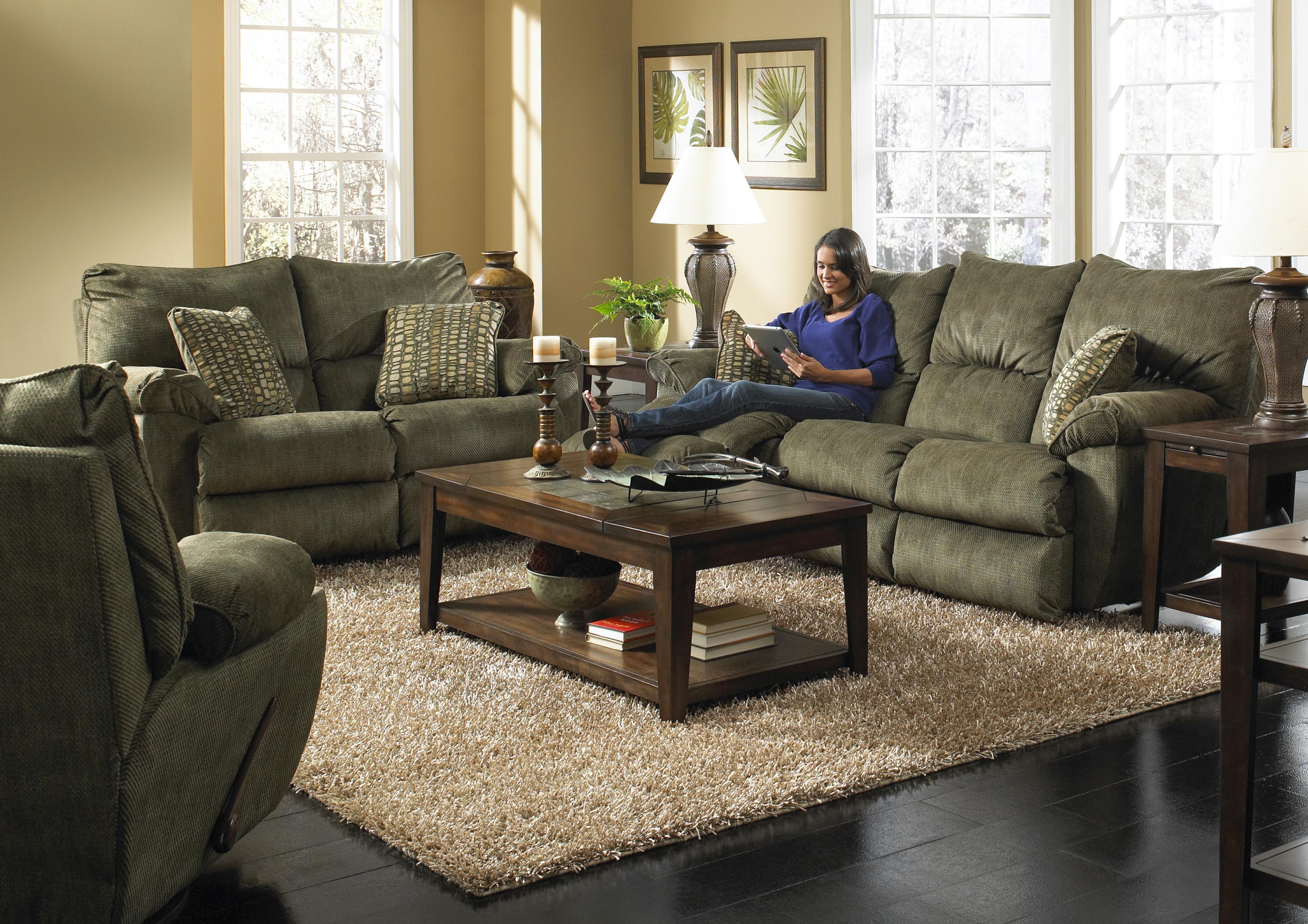 Catnapper Gavin 145 Reclining Living Room Group Miskelly Furniture